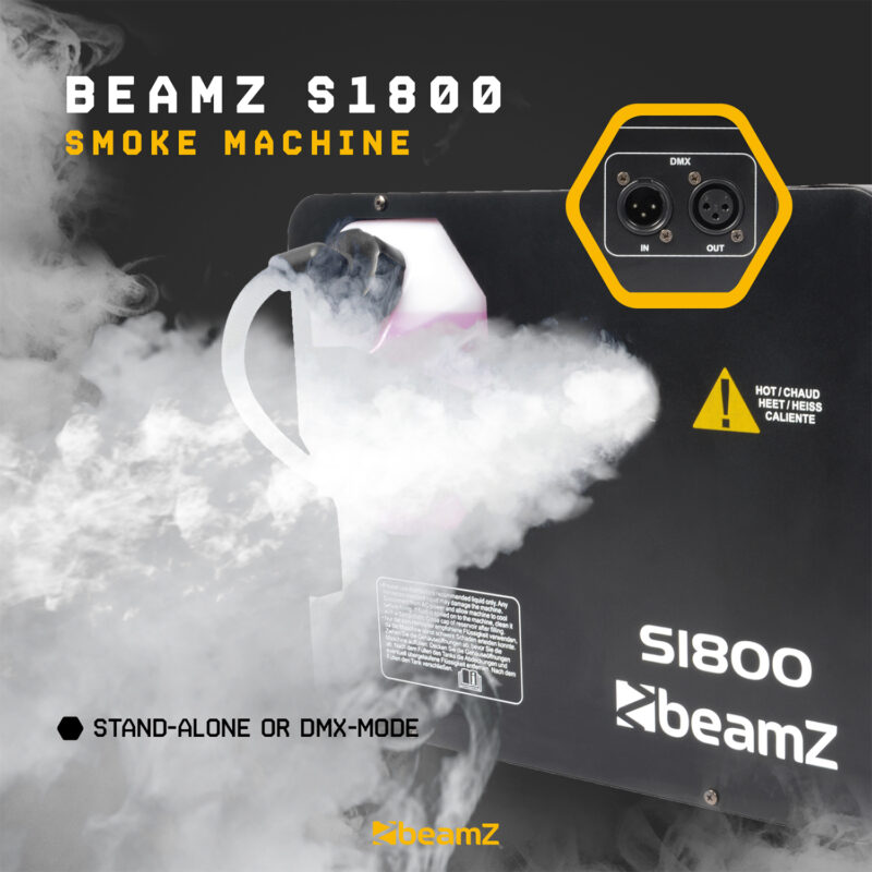BeamZ S1800 Vertical Smoke Machine