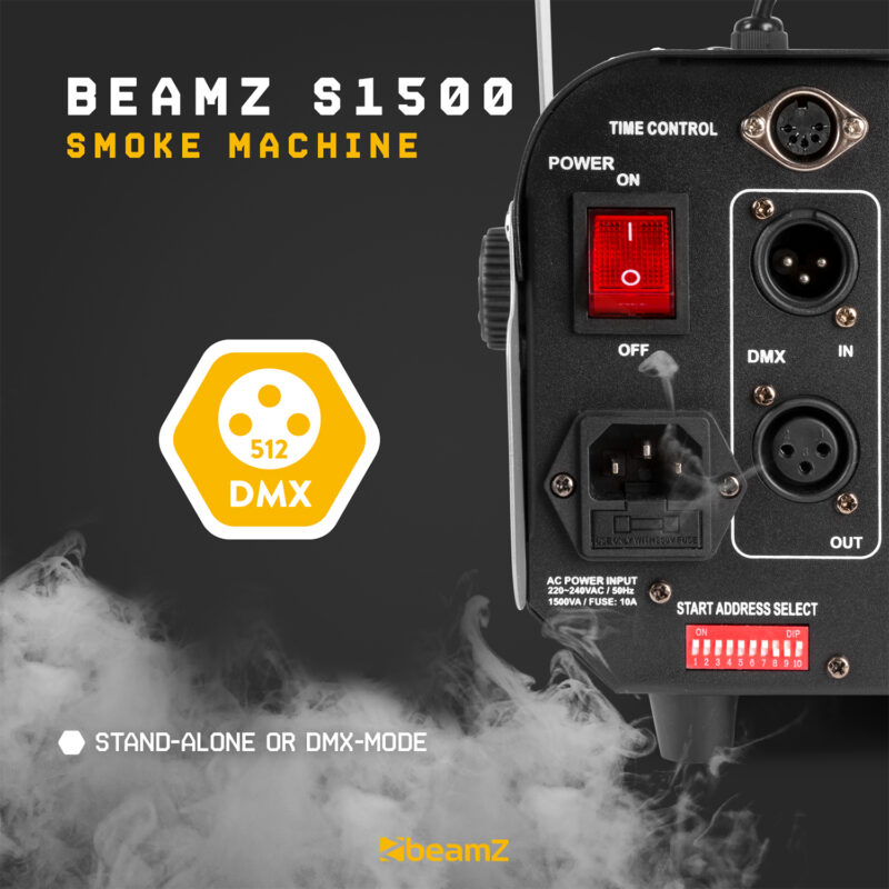 BeamZ S1500 DMX Smoke Machine