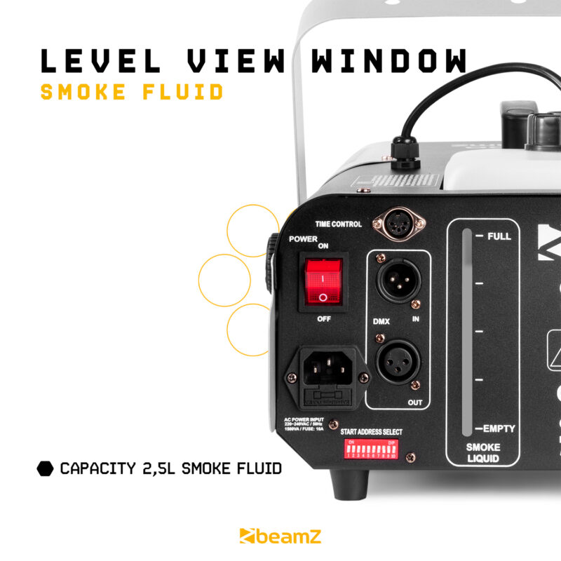 BeamZ S1500 DMX Smoke Machine