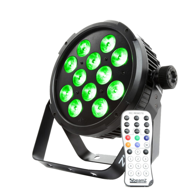 BeamZ BT310 LED Flat Par Can Light – 12x 6W