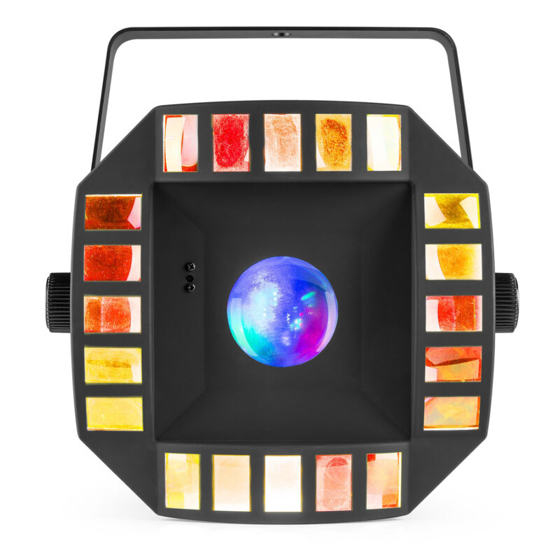 BeamZ Cub4 MK2 LED Quad Derby with Moonflower Light