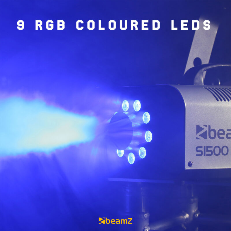 BeamZ S1500LED Smoke Machine with Lights