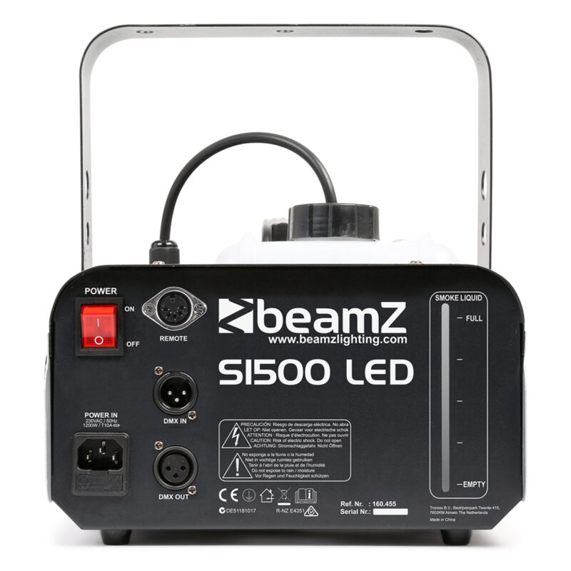 BeamZ S1500LED Smoke Machine with Lights