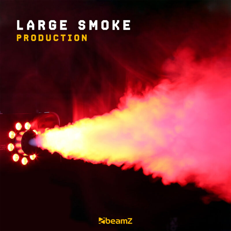 BeamZ S1500LED Smoke Machine with Lights