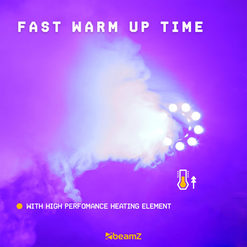 BeamZ S1500LED Smoke Machine with Lights