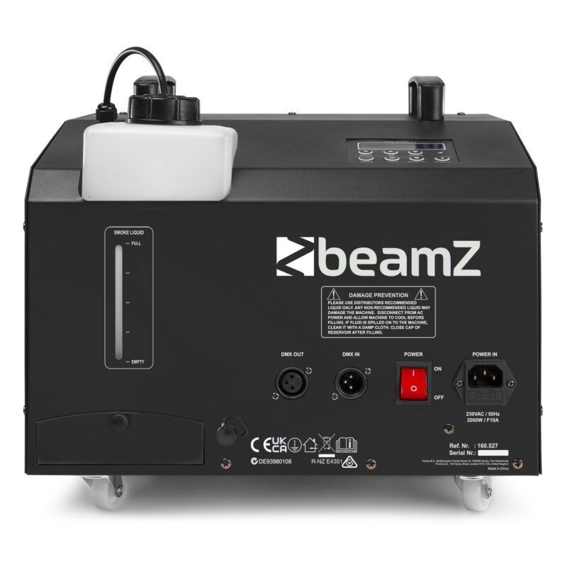 BeamZ SB2000LED Smoke Bubble Machine
