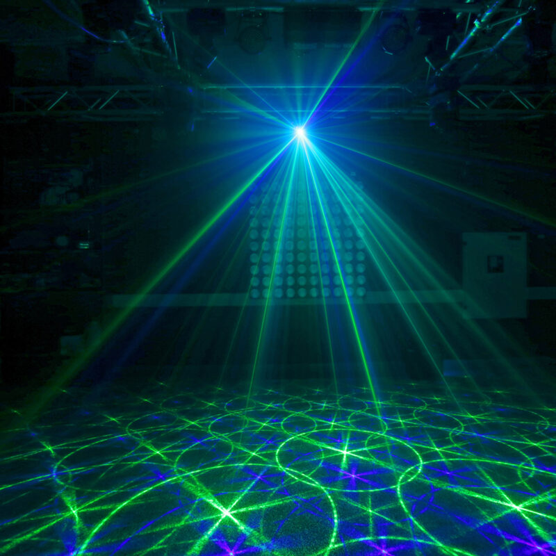 BeamZ Anthe MK2 Double Laser Light with Gobo
