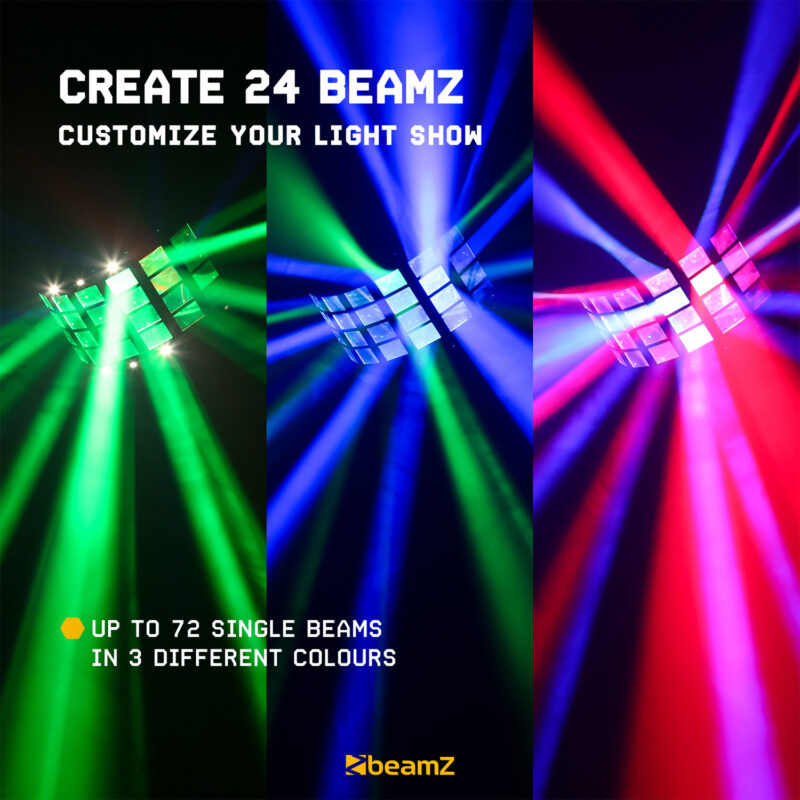 BeamZ Butterfly LED Derby Light with Strobe Effect