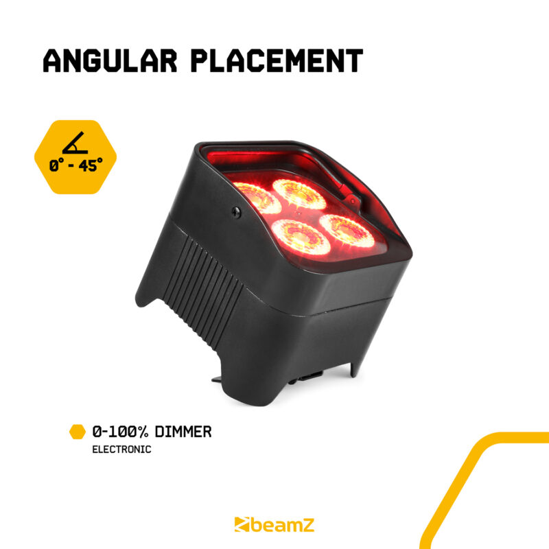 BeamZ BBP94 Wireless Battery Powered Par Uplighter – 40W