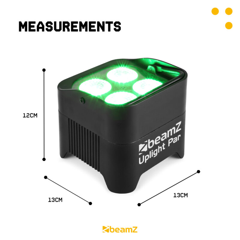 BeamZ BBP94 Wireless Battery Powered Par Uplighter – 40W