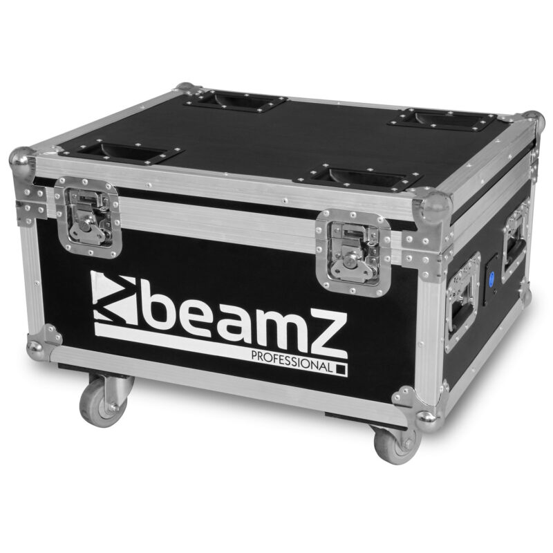 BeamZ BBP60 6x Wireless Battery Powered Uplighter with Charger Case
