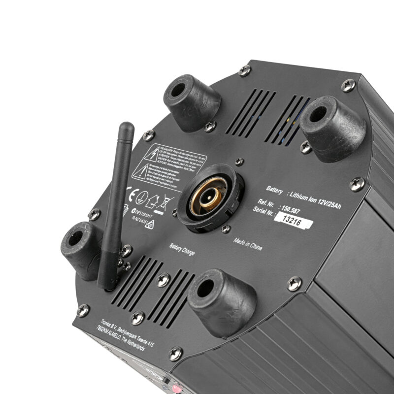 BeamZ BBP60 6x Wireless Battery Powered Uplighter with Charger Case