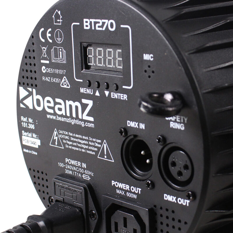 BeamZ BT270 LED Flat Par Can Light – 7x 6W