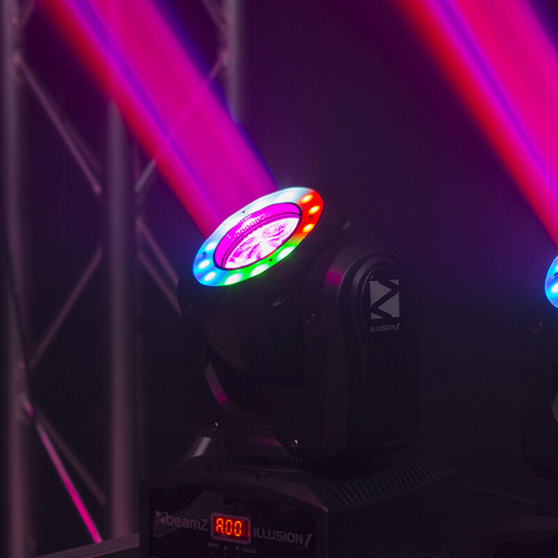 BeamZ Illusion 1 LED Moving Head Beam Light – 60W