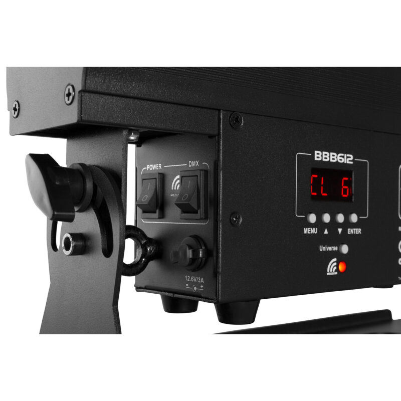 BeamZ BBB612 Wireless Battery Powered LED Light Bar – 6x 12W