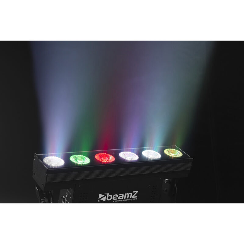 BeamZ BBB612 Wireless Battery Powered LED Light Bar – 6x 12W