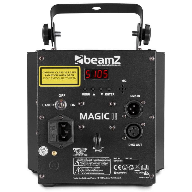 BeamZ Magic2 Derby Effect Light with Laser & Strobe