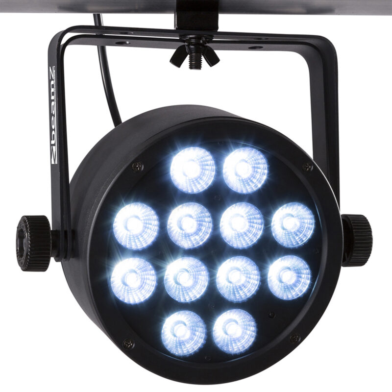 BeamZ Professional BAC306 Aluminium LED Par Can Light – 12x 12W