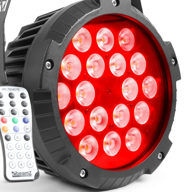 BeamZ PRO BWA418 Waterproof LED Par Can Light – IP65 – 18x12W