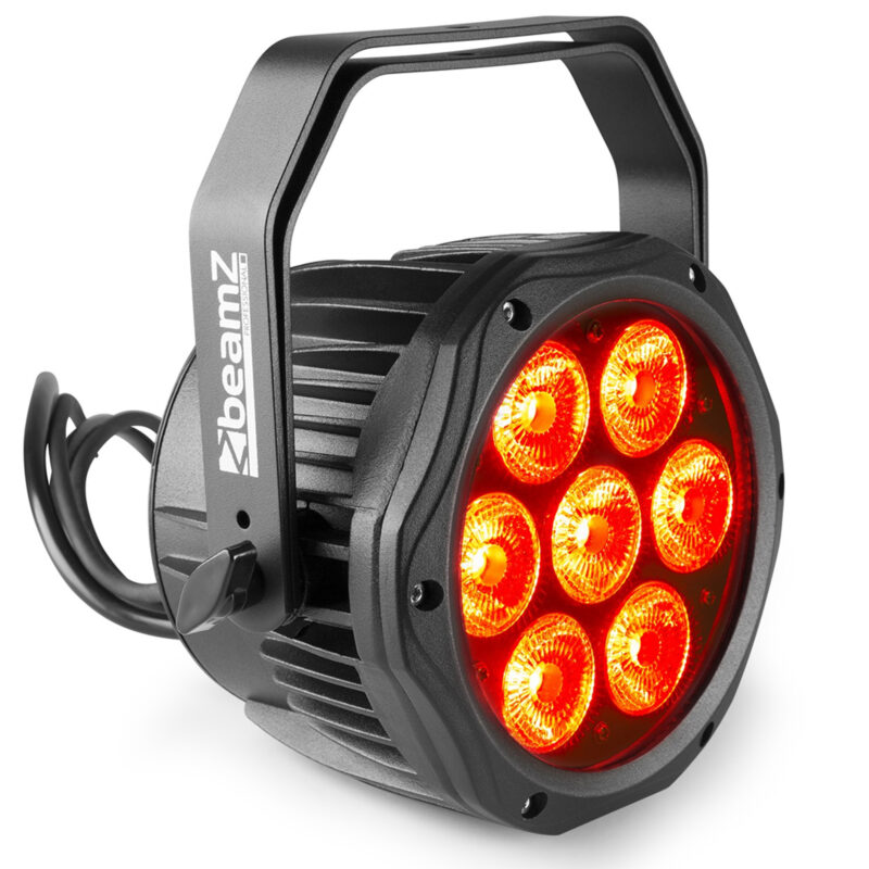 BeamZ PRO BWA410 Waterproof LED Par Can Light – IP65 – 7x10W