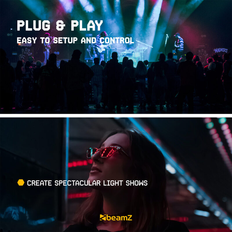 BeamZ Panther 35 LED Moving Head Spot with LED Ring