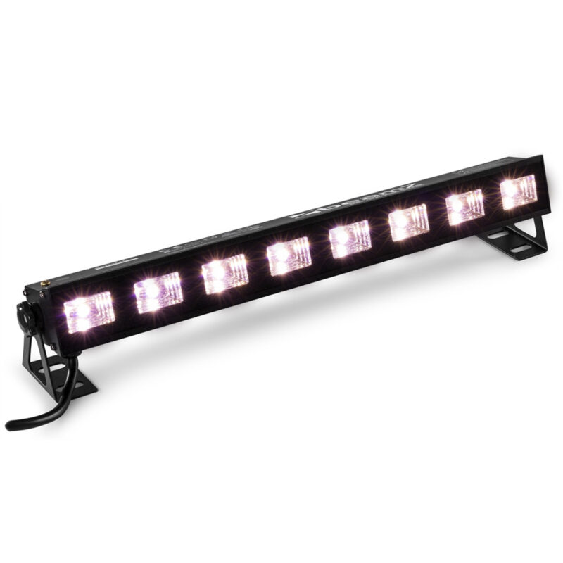 BeamZ BUVW83 LED UV Light & Warm White Bar