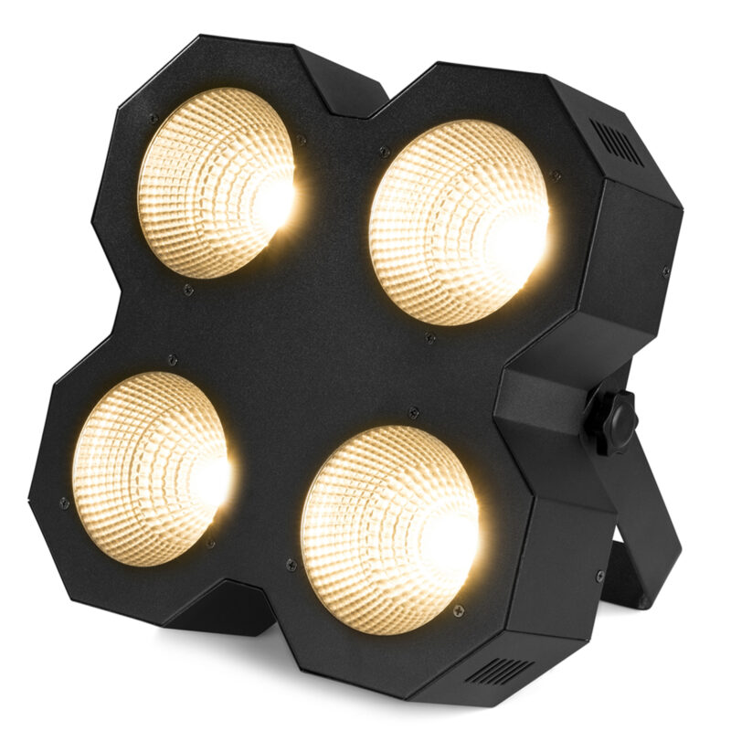 BeamZ SB400 2-in-1 COB LED Stage Blinder & Strobe – 4x 50W