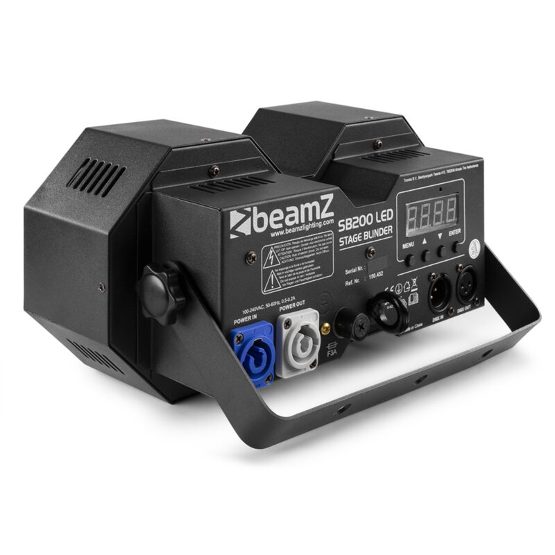 BeamZ SB200 LED Stage Blinder Lighting – 2x 50W