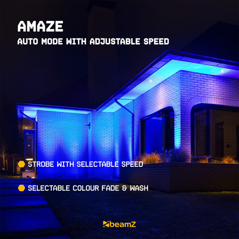 BeamZ BBP93 Wireless LED Battery Par Uplighter – 30W