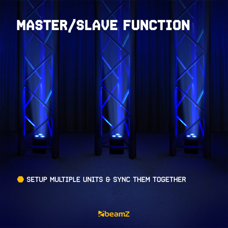 BeamZ BBP93 Wireless LED Battery Par Uplighter – 30W