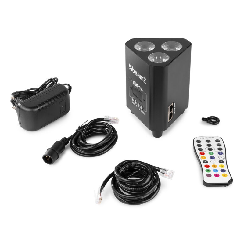 BeamZ BBP93 Wireless LED Battery Par Uplighter – 30W