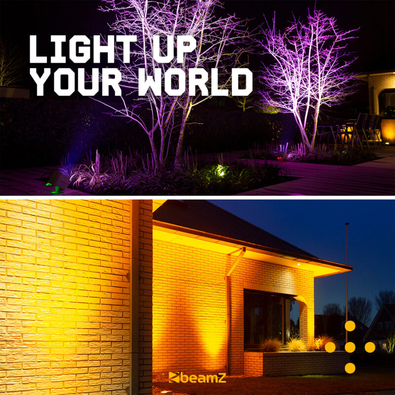 BeamZ BBP94W Battery Operated LED Uplighter with Wireless DMX – 48W