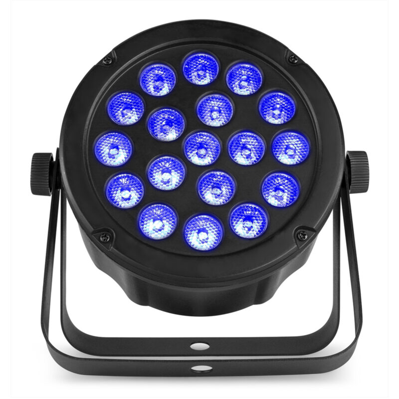 BeamZ SlimPar45 LED Par Can Light – 18X 3W