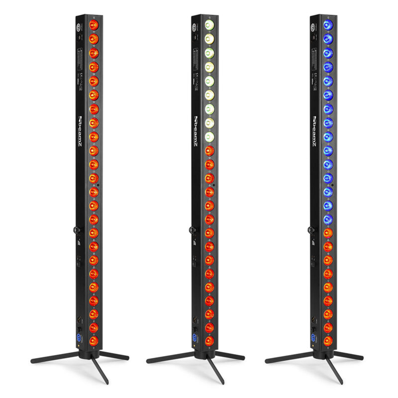 BeamZ BBB243 Battery Powered Wireless LED Light Bar – 24x 3W