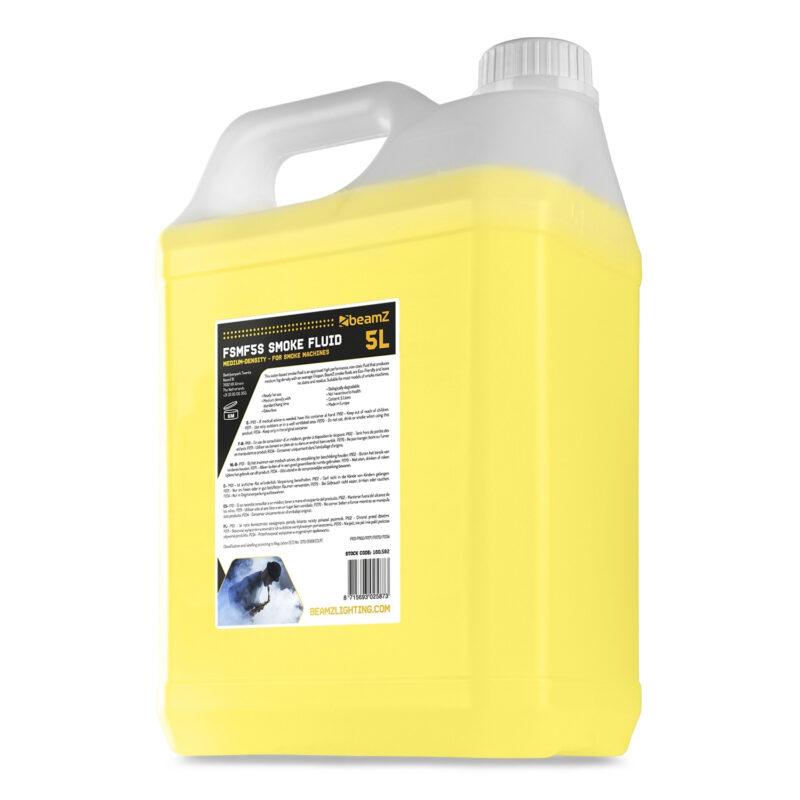 BeamZ Smoke Machine Fluid 5L Dark Yellow