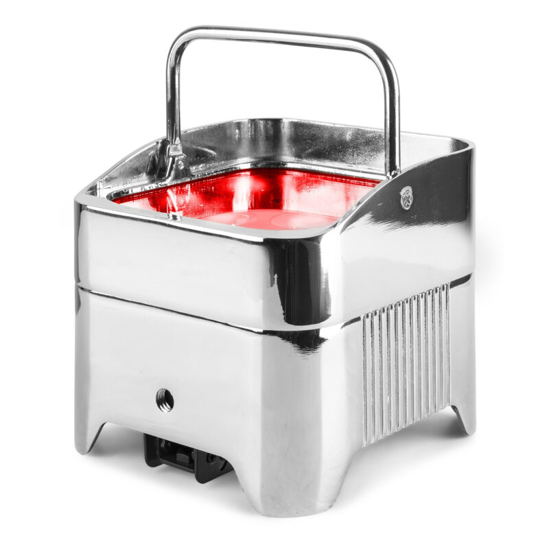 8x BeamZ BBP96SC Wireless Battery Uplighters with Charger Case