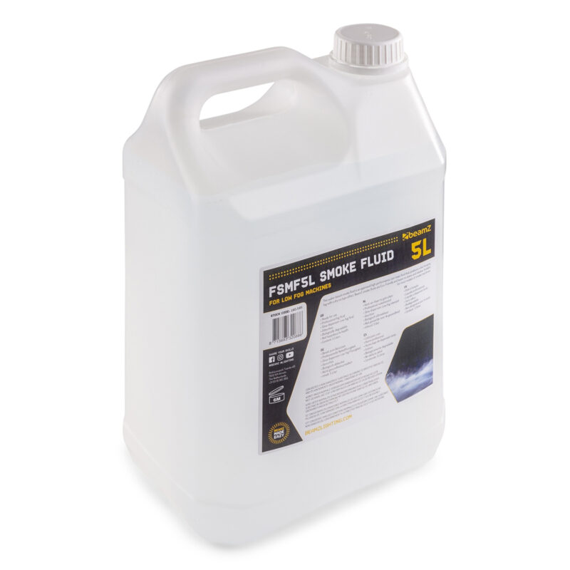 BeamZ FSMF5L Smoke Machine Fluid, Low Fog 5L