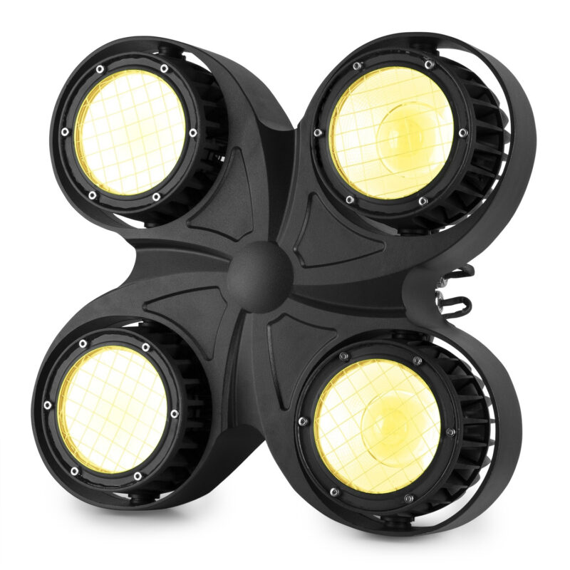 BeamZ SB400IP Weatherproof COB LED Stage Blinder – 4x 100W
