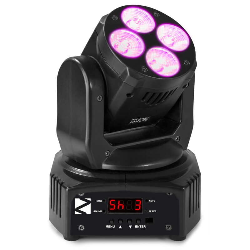 BeamZ MHL36 LED Moving Head Wash Light Set with Bag