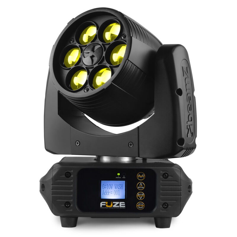BeamZ Fuze610Z LED Moving Head Wash Light with Zoom