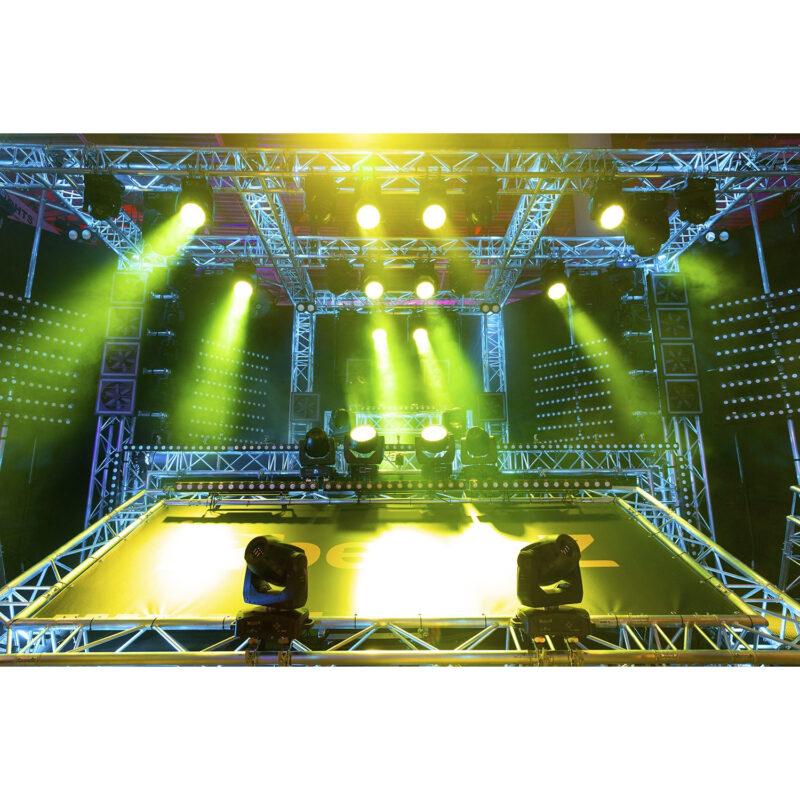 BeamZ Pro MHL1915 Moving Head Wash Lights with Flight Case