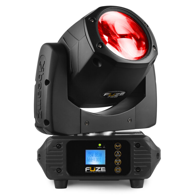BeamZ Professional Fuze75B Moving Head Beam Lights with Flightcase