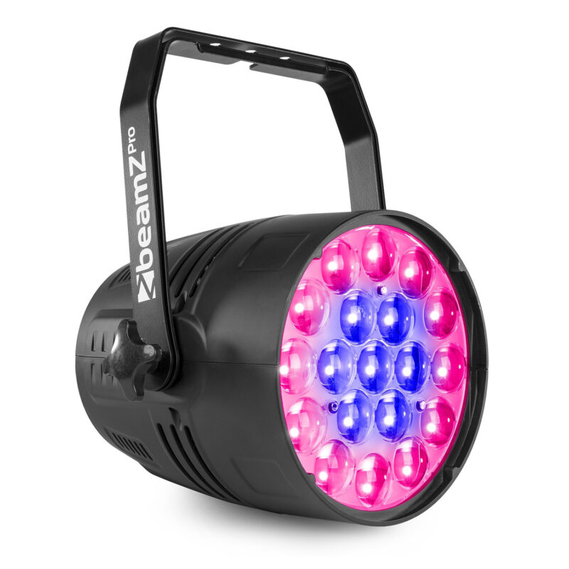 BeamZ BAC550Z Aluminum LED Par Can with Zoom – 19x 15W RGBW