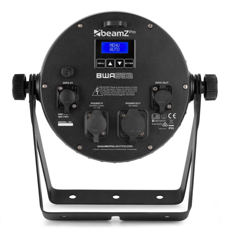 BeamZ PRO BWA532 Waterproof LED Par Can Light – IP65 – 12x12W