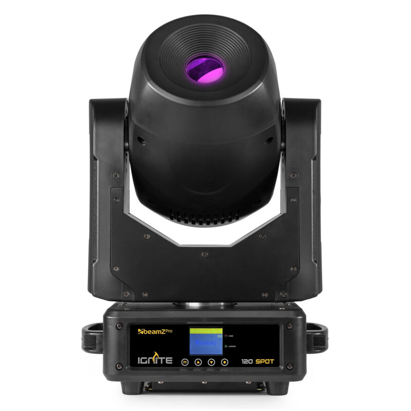 BeamZ Pro IGNITE120 LED Moving Head Spot Lights with Flight Case