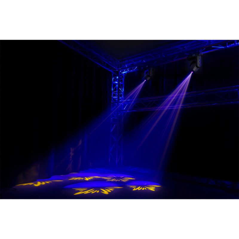 BeamZ Pro IGNITE120 LED Moving Head Spot Lights with Flight Case