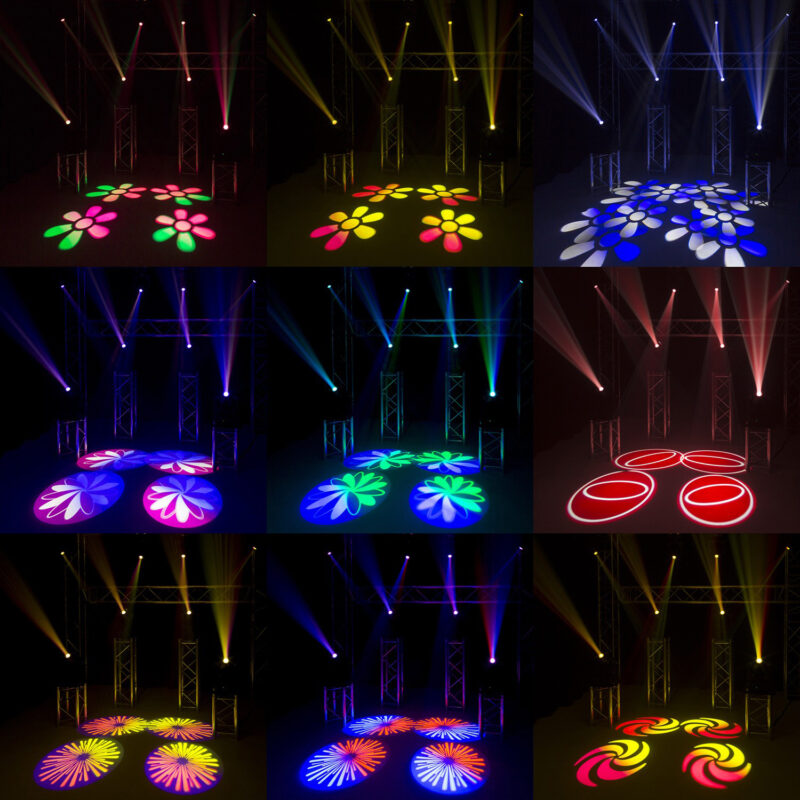 BeamZ Pro IGNITE180 LED Moving Head Spot Lights with Flight Case