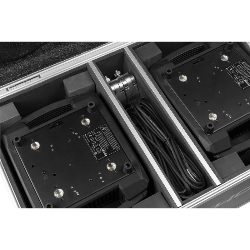 BeamZ Pro MHL740 LED Moving Head Wash Lights with Flight Case