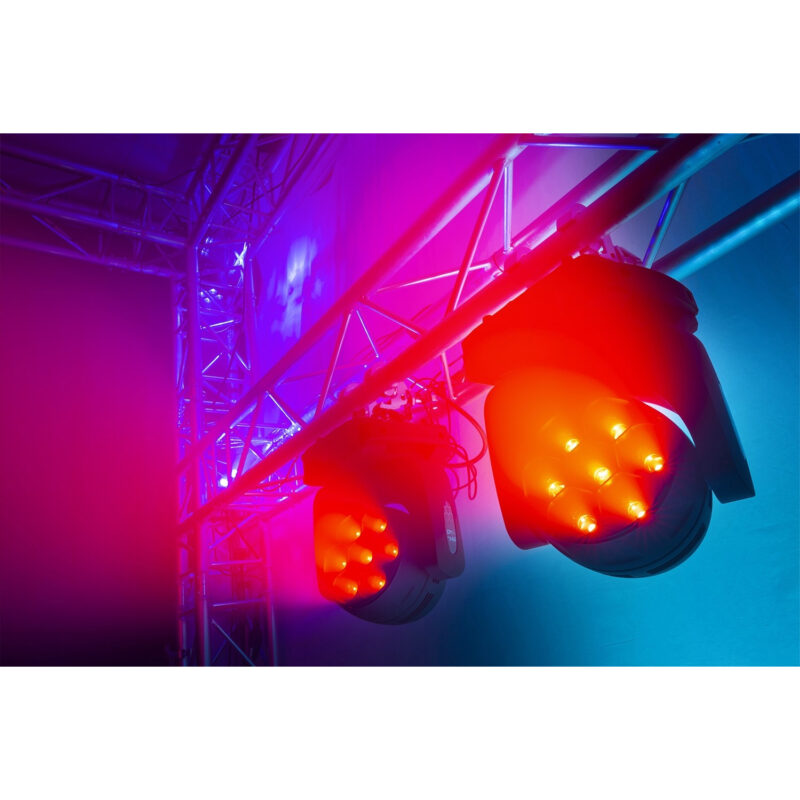 BeamZ Pro MHL740 LED Moving Head Wash Lights with Flight Case