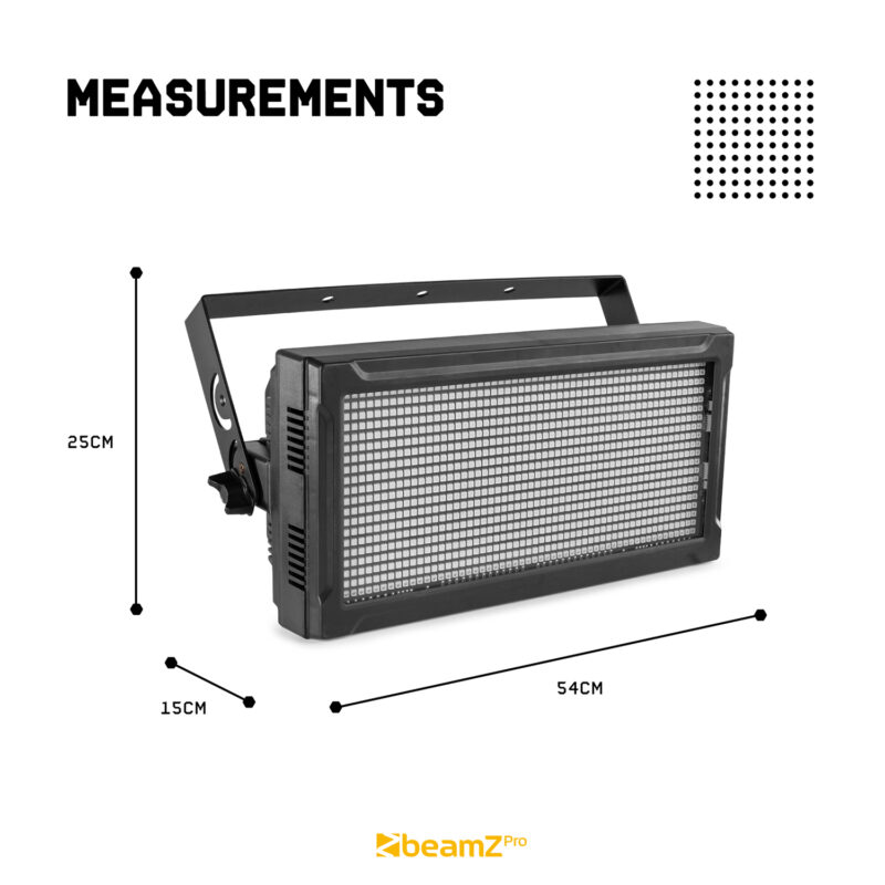 BeamZ BS1200 3-in-1 Stroboscope, Stage Blinder & Floodlight